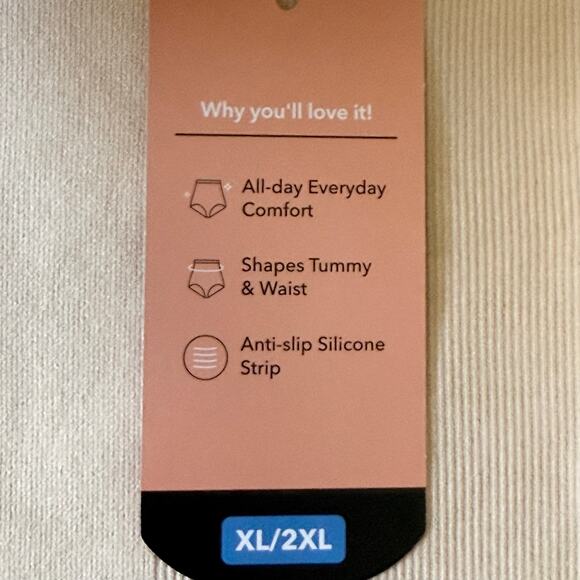 NWT Shapermint High Waisted Shaper Panty 54008 Beige XL/2XL Slimming - Picture 7 of 16